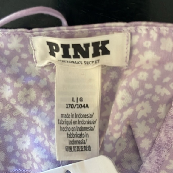 NWT PINK Victoria Secret L/G Tencel Feels So Right Floral Nightie - Picture 7 of 10